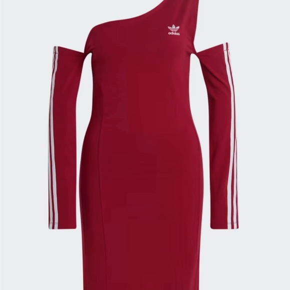 ADICOLOR TREFOIL CUTOUT LONG SLEEVE DRESS - Picture 3 of 4
